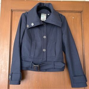 Hinge Wool Belted Jacket
